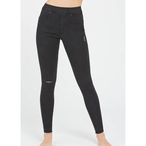 Spanx Vintage Distressed Ankle Skinny Jeans